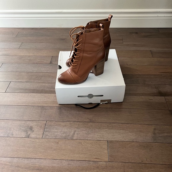 Aldo brown ankle boots with block heel - Picture 3 of 4